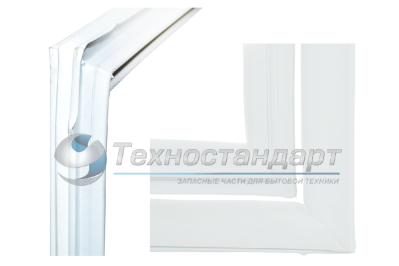 Уплотнитель двери Атлант-Минск, для холодильной камеры, 565 х 1040 мм, в паз, к холодильникам МХМ-1700, 1701, 1704, код 769748901506, 331603301004